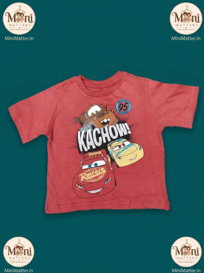 Disney Cars Kachow coral kids t-shirt