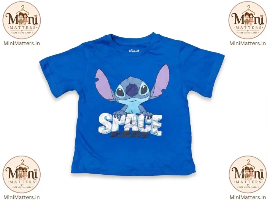 Lilo and Stitch Space Case blue kids t-shirt